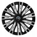 ARGO Copra Silver&Black R14 Колпаки для колес с логотипом Nissan (Комплект 4 шт.)