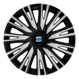 Колпаки Argo Copra Silver&Black R14 Seat (Комплект 4 шт.)