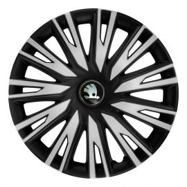 Колпаки Argo Copra Silver&Black R14 Skoda (Комплект 4 шт.)
