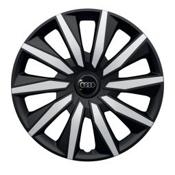 Колпаки Argo Decente Silver&Black R16 Audi (Комплект 4 шт.)