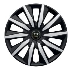 Колпаки Argo Decente Silver&Black R16 Kia (Комплект 4 шт.)