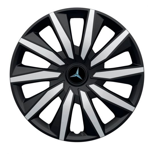 Колпаки Argo Decente Silver&Black R15 Mercedes (Комплект 4 шт.)