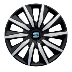 Колпаки Argo Decente Silver&Black R15 Seat (Комплект 4 шт.)