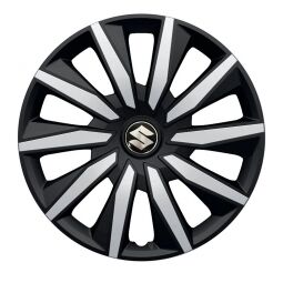 Колпаки Argo Decente Silver&Black R16 Suzuki (Комплект 4 шт.)