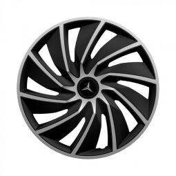 Колпаки Argo Turbo Silver&Black R15 Mercedes-Benz (Комплект 4 шт.)