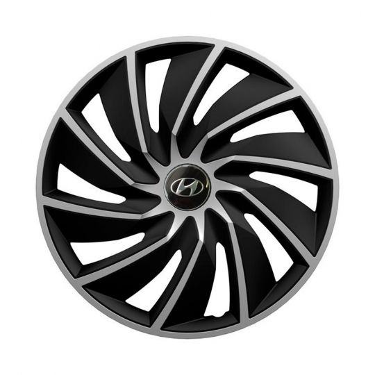 Колпаки Argo Turbo Silver&Black R14 Hyundai (Комплект 4 шт.) Колпаки Argo Turbo Silver&Black R14 Hyundai (Комплект 4 шт.)