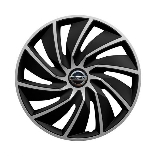 Колпаки Argo Turbo Silver&Black R18 Nissan (Комплект 4 шт.) Колпаки Argo Turbo Silver&Black R18 Nissan (Комплект 4 шт.)