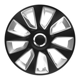 ELEGANT Stratos RC Black&Silver R13 КОЛПАКИ ДЛЯ КОЛЕС (Комплект 4 шт.)