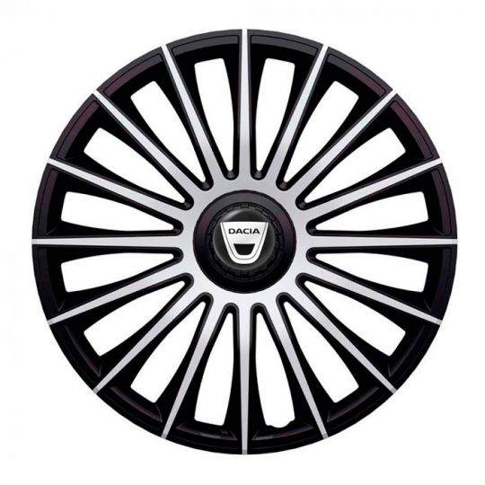 Колпаки J-tec Austin Silver&Black R14 Dacia (Комплект 4 шт.)