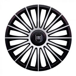 Колпаки J-tec Austin Silver&Black R13 Fiat (Комплект 4 шт.)
