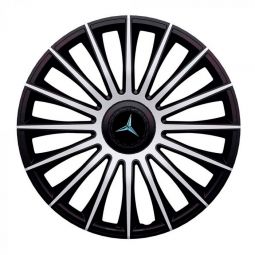 Колпаки J-tec Austin Silver&Black R13 Mercedes-Benz (Комплект 4 шт.)
