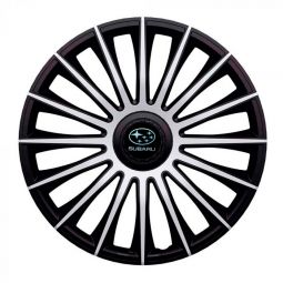 Колпаки J-tec Austin Silver&Black R13 Subaru (Комплект 4 шт.)