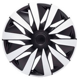 Колпаки J-tec Lazio Carbon Silver&Black R14 (Комплект 4 шт.)