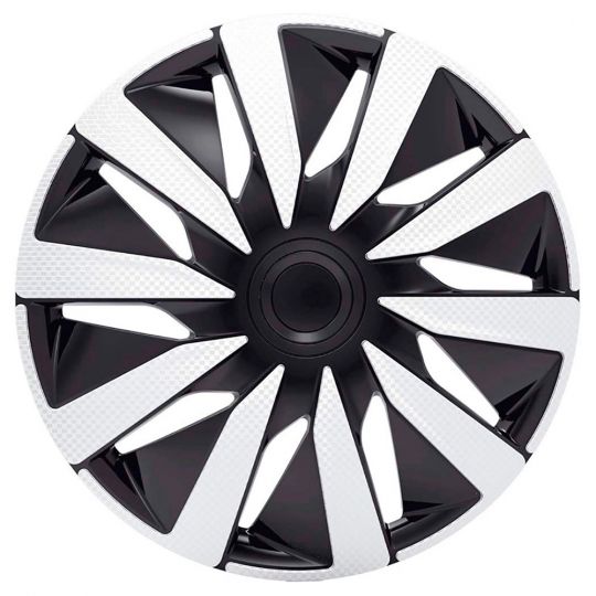 Колпаки J-tec Lazio Carbon Silver&Black R14 (Комплект 4 шт.)