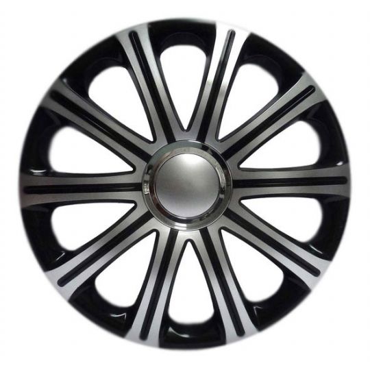 Колпаки J-tec MODENA BLACK SILVER (Комплект 4 шт.)
