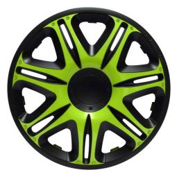 Колпаки J-tec NASCAR GREEN BLACK (Комплект 4 шт.)