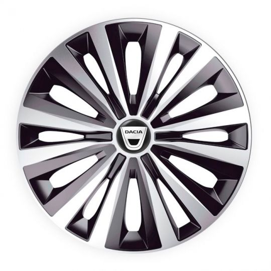 Колпаки J-tec Multi Silver&Black R13 Dacia (Комплект 4 шт.)