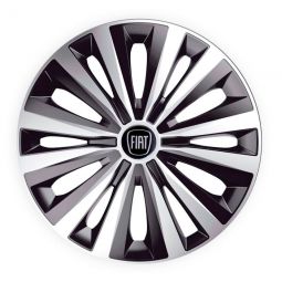 Колпаки J-tec Multi Silver&Black R13 Fiat (Комплект 4 шт.)