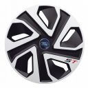 J-TEC ST Silver&Black R13 Колпаки для колес с логотипом Ford (Комплект 4 шт.)