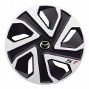J-TEC ST Silver&Black R15 Колпаки для колес с логотипом Mazda (Комплект 4 шт.)