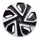 J-TEC ST Silver&Black R13 Колпаки для колес с логотипом Mitsubishi (Комплект 4 шт.)