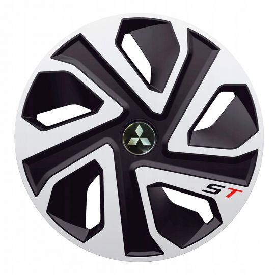 Колпаки J-tec ST Silver&Black R15 Mitsubishi (Комплект 4 шт.)