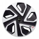 J-TEC ST Silver&Black R15 Колпаки для колес с логотипом Opel (Комплект 4 шт.)