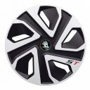J-TEC ST Silver&Black R16 Колпаки для колес с логотипом Skoda (Комплект 4 шт.)