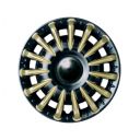 Колпаки J-tec R13 Spider black gold (Комплект 4 шт.)