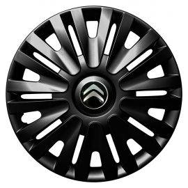 Колпаки Jawoplast Alpha Black R14 Citroen (Комплект 4 шт.)