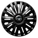Колпаки Jawoplast Alpha Black R14 Daewoo (Комплект 4 шт.)