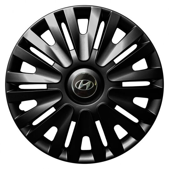 Колпаки Jawoplast Alpha Black R14 Hyundai (Комплект 4 шт.)