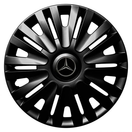 Колпаки Jawoplast Alpha Black R16 Mercedes (Комплект 4 шт.) Колпаки Jawoplast Alpha Black R16 Mercedes (Комплект 4 шт.)