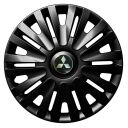Колпаки Jawoplast Alpha Black R14 Mitsubishi (Комплект 4 шт.)