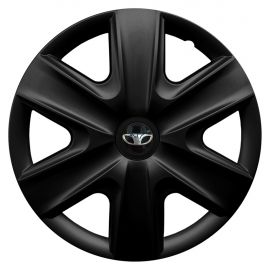 Колпаки Jawoplast Hexan Black R15 Daewoo (Комплект 4 шт.)