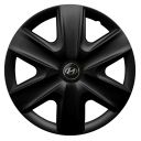 Колпаки Jawoplast Hexan Black R14 Hyundai (Комплект 4 шт.)