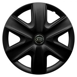Колпаки Jawoplast Hexan Black R14 Kia (Комплект 4 шт.)