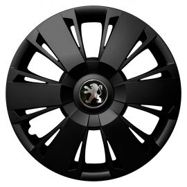 Колпаки Jawoplast Omega Black R15 Peugeot (Комплект 4 шт.)
