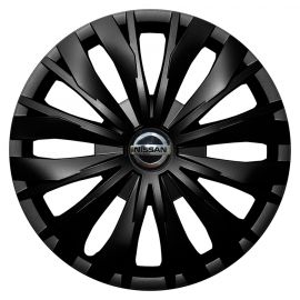 Колпаки Jawoplast Optic Black R15 Nissan (Комплект 4 шт.)