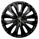 Колпаки Jawoplast Optic Black R15 Peugeot (Комплект 4 шт.)