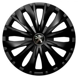 Колпаки Jawoplast Optic Black R15 Peugeot (Комплект 4 шт.)