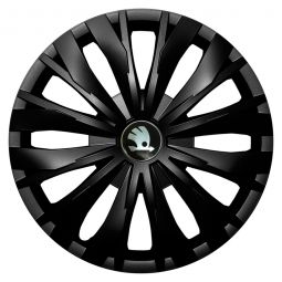 Колпаки Jawoplast Optic Black R15 Skoda (Комплект 4 шт.)