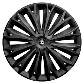 Колпаки Jawoplast Sigma Black R15 Skoda (Комплект 4 шт.)