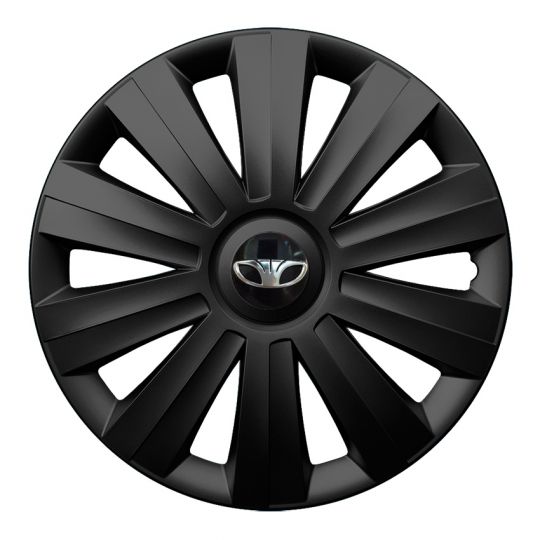 Колпаки Jawoplast Snake Black R16 Daewoo (Комплект 4 шт.)