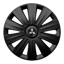 Колпаки Jawoplast Snake Black R14 Mitsubishi (Комплект 4 шт.)