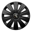 Колпаки Jawoplast Snake Black R14 Peugeot (Комплект 4 шт.)