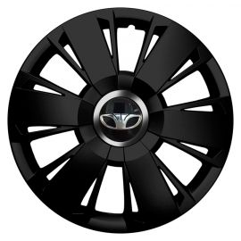 Колпаки Jawoplast Sportivo Black R16 Daewoo (Комплект 4 шт.)