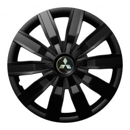 Колпаки Jawoplast Volare Black R14 Mitsubishi (Комплект 4 шт.)