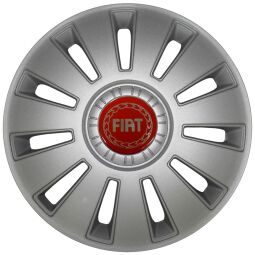 Kenguru Колпаки для колес Rex Fiat Серые R15" (Комплект 4 шт.)