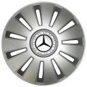 Kenguru Колпаки для колес Rex Mercedes Серые R15" (Комплект 4 шт.)